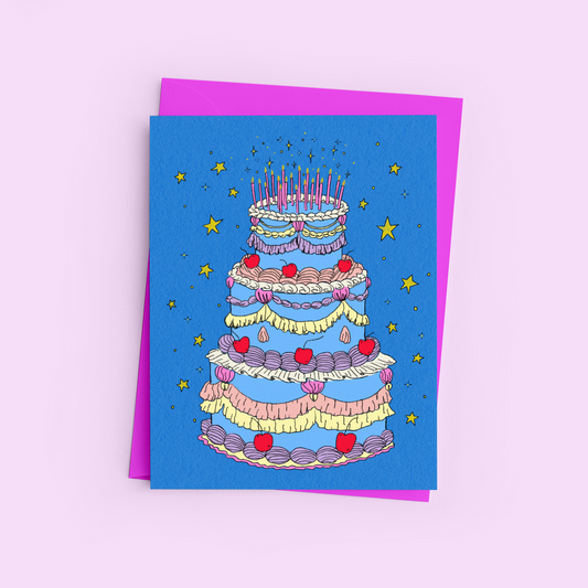 Birthday Cake Greeting Card