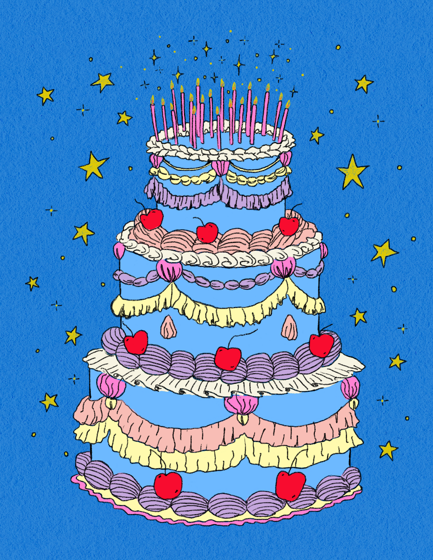 Birthday Cake Greeting Card