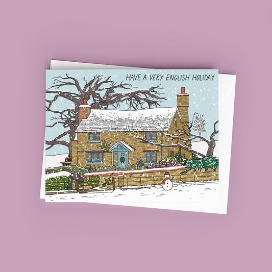 English Holiday Card