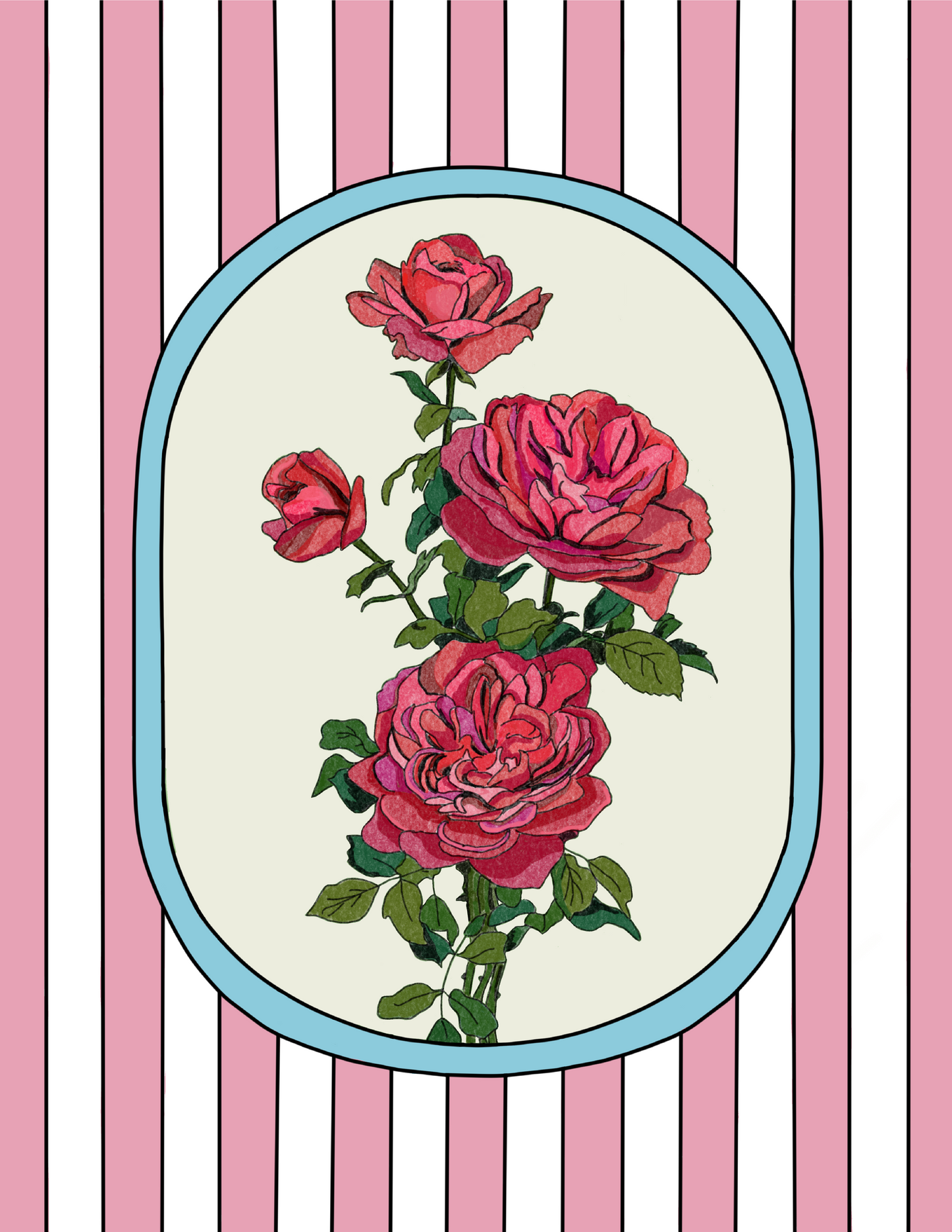 Rose Flower Art Print
