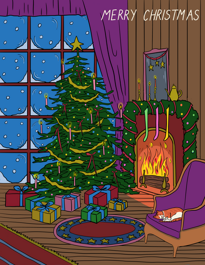 Cozy Christmas Card