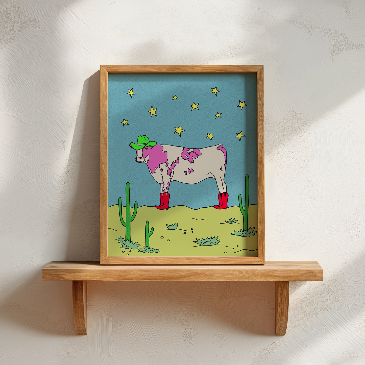 Space Cowdette Print